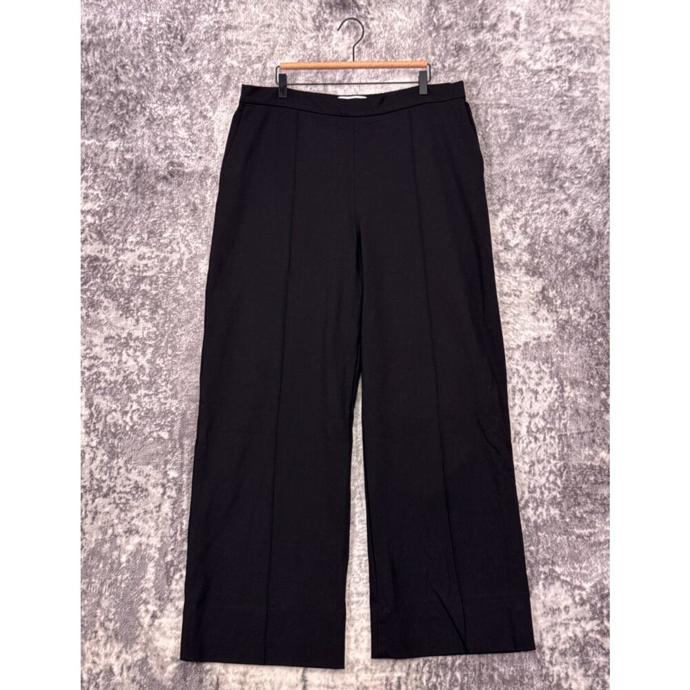 MM LaFleur Pants XXL Womens Jordan Straight Leg Trouser Black Butter Ponte